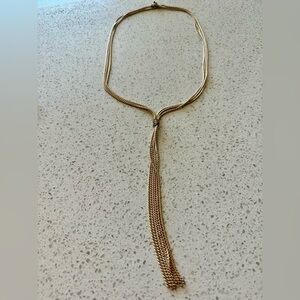 Anthropologie long lariat necklace